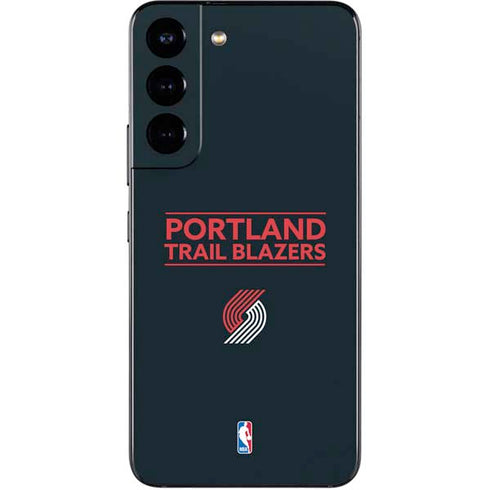 NBA Portland Trail Blazers Standard - Black Galaxy S22 Skin