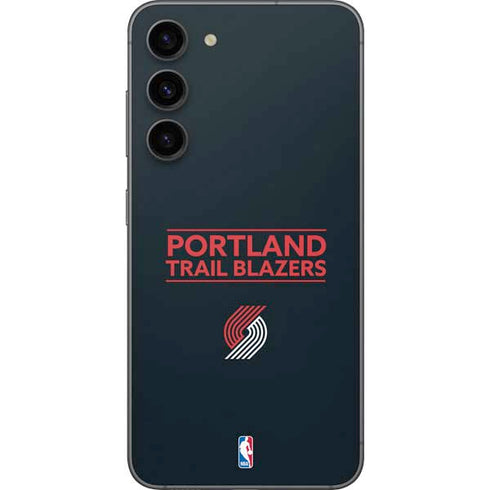 NBA Portland Trail Blazers Standard - Black Galaxy S23 Plus Skin