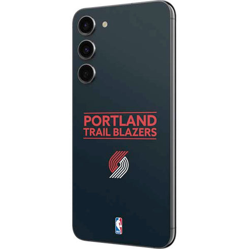 NBA Portland Trail Blazers Standard - Black Galaxy S23 Plus Skin