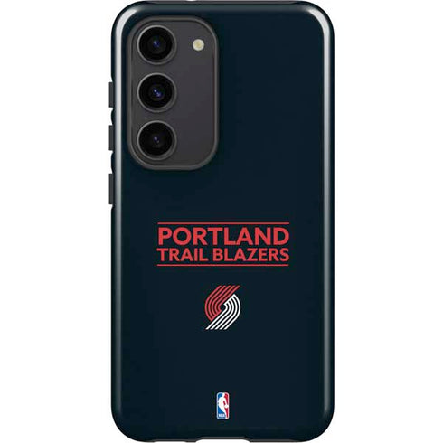 NBA Portland Trail Blazers Standard - Black Galaxy S23 Pro Case