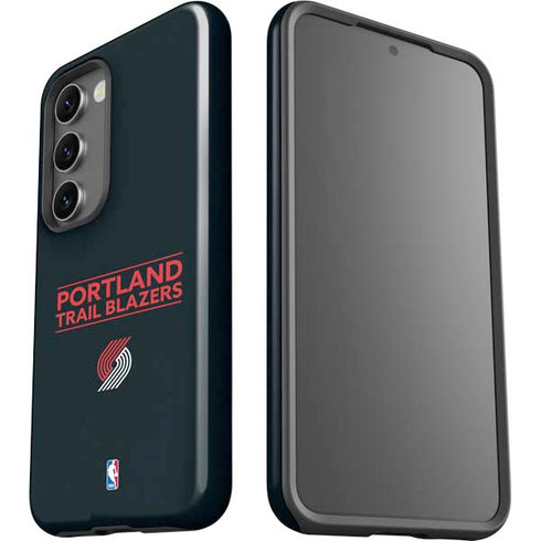 NBA Portland Trail Blazers Standard - Black Galaxy S23 Pro Case