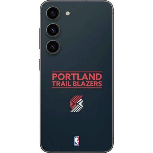 NBA Portland Trail Blazers Standard - Black Galaxy S23 Skin