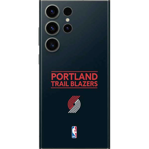 NBA Portland Trail Blazers Standard - Black Galaxy S23 Ultra Skin