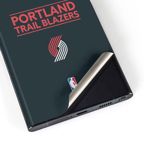 NBA Portland Trail Blazers Standard - Black Galaxy S23 Ultra Skin