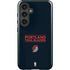 NBA Portland Trail Blazers Standard - Black Galaxy S24 Plus Impact Case