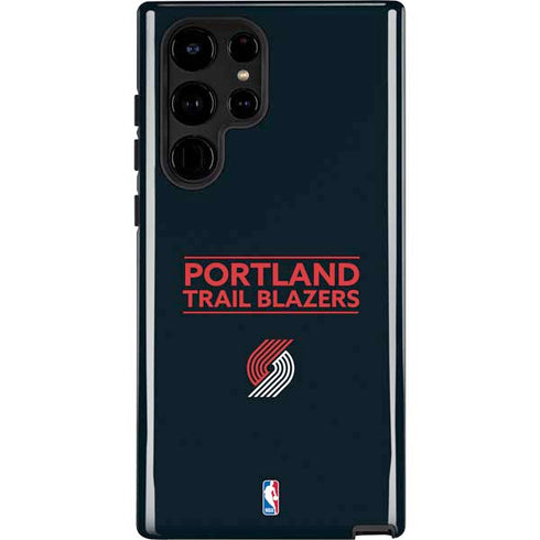 NBA Portland Trail Blazers Standard - Black Galaxy S24 Ultra Impact Case
