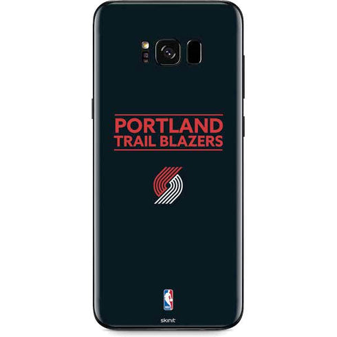 NBA Portland Trail Blazers Standard - Black Galaxy S8 Skin