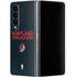 NBA Portland Trail Blazers Standard - Black Galaxy Z Fold4 5G Skin
