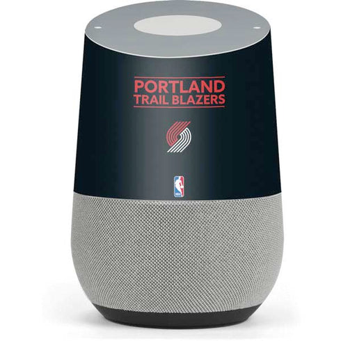 NBA Portland Trail Blazers Standard - Black Google Home Skin