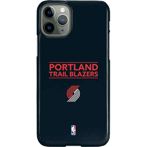 NBA Portland Trail Blazers Standard - Black iPhone 11 Pro Lite Case