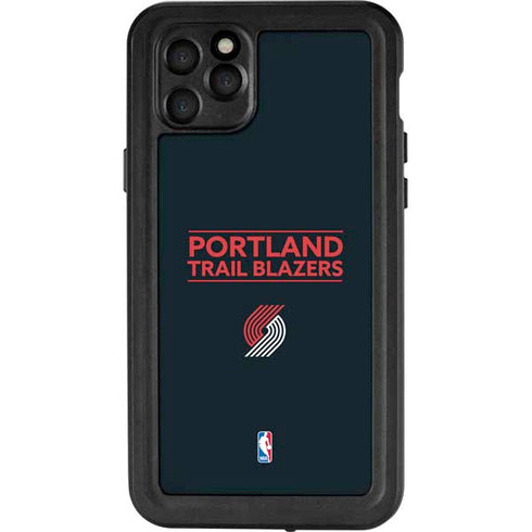NBA Portland Trail Blazers Standard - Black iPhone 11 Pro Max Waterproof Case