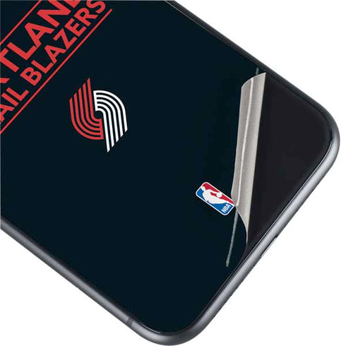 NBA Portland Trail Blazers Standard - Black iPhone 11 Skin