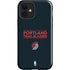 NBA Portland Trail Blazers Standard - Black iPhone 12 Impact Case