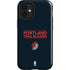 NBA Portland Trail Blazers Standard - Black iPhone 12 Mini Impact Case