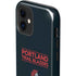 NBA Portland Trail Blazers Standard - Black iPhone 12 Mini Impact Case