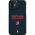 NBA Portland Trail Blazers Standard - Black iPhone 12 Mini Lite Case