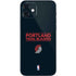 NBA Portland Trail Blazers Standard - Black iPhone 12 Mini Skin