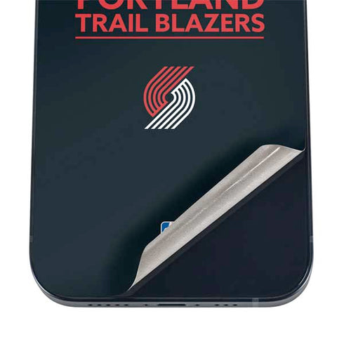 NBA Portland Trail Blazers Standard - Black iPhone 12 Mini Skin