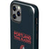 NBA Portland Trail Blazers Standard - Black iPhone 12 Pro Impact Case