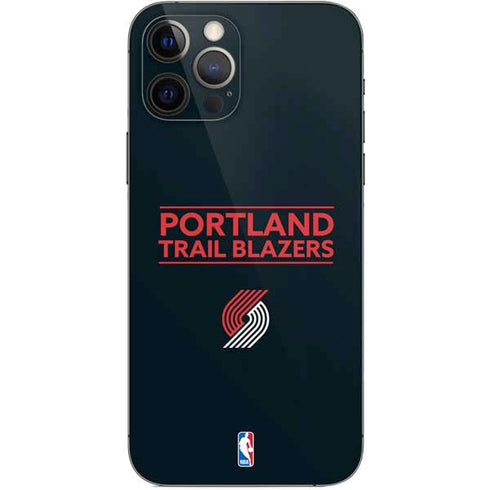 NBA Portland Trail Blazers Standard - Black iPhone 12 Pro Skin