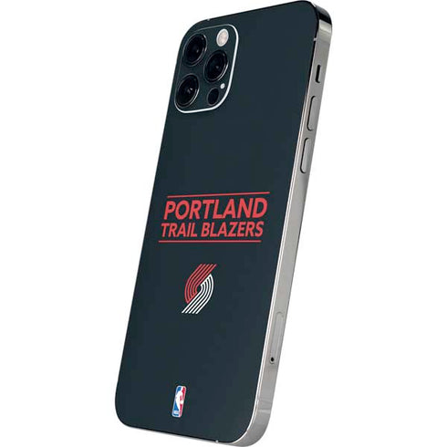 NBA Portland Trail Blazers Standard - Black iPhone 12 Pro Skin