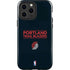 NBA Portland Trail Blazers Standard - Black iPhone 13 Pro Max Impact Case