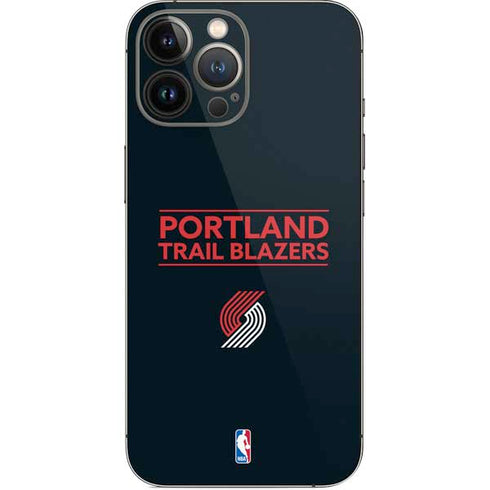 NBA Portland Trail Blazers Standard - Black iPhone 13 Pro Max Skin