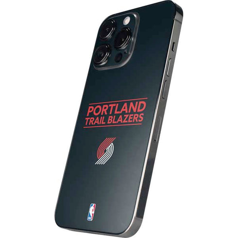 NBA Portland Trail Blazers Standard - Black iPhone 13 Pro Max Skin