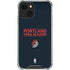 NBA Portland Trail Blazers Standard - Black iPhone 14 Clear Case