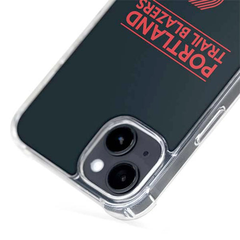 NBA Portland Trail Blazers Standard - Black iPhone 15 MagSafe Case