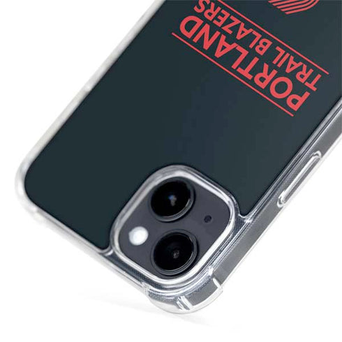 NBA Portland Trail Blazers Standard - Black iPhone 14 Plus MagSafe Case