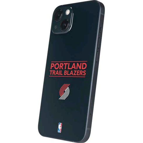 NBA Portland Trail Blazers Standard - Black iPhone 14 Plus Skin