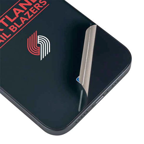 NBA Portland Trail Blazers Standard - Black iPhone 14 Plus Skin
