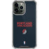 NBA Portland Trail Blazers Standard - Black iPhone 15 Pro Max Clear Case