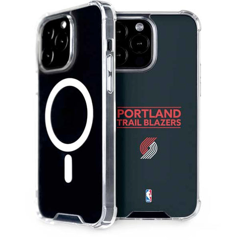 NBA Portland Trail Blazers Standard - Black iPhone 15 Pro Max MagSafe Case