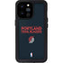 NBA Portland Trail Blazers Standard - Black iPhone 14 Pro Max Waterproof Case