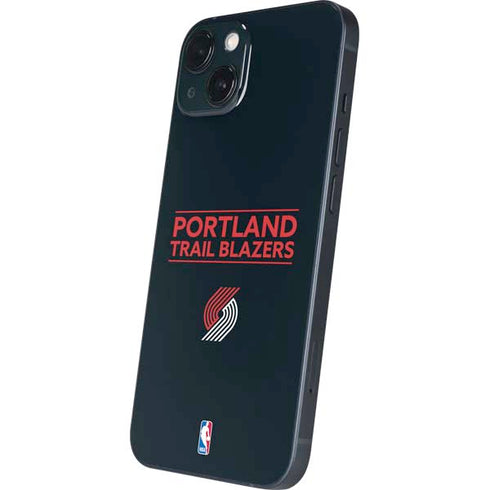 NBA Portland Trail Blazers Standard - Black iPhone 14 Skin