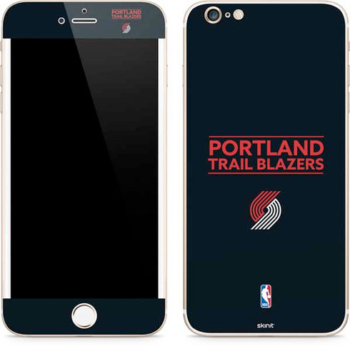 NBA Portland Trail Blazers Standard - Black iPhone 6/6s Plus Skin