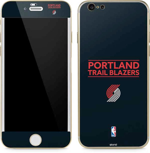NBA Portland Trail Blazers Standard - Black iPhone 6/6s Skin