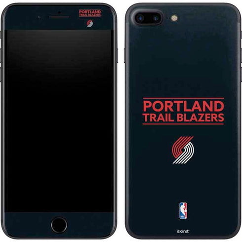 NBA Portland Trail Blazers Standard - Black iPhone 8 Plus Skin