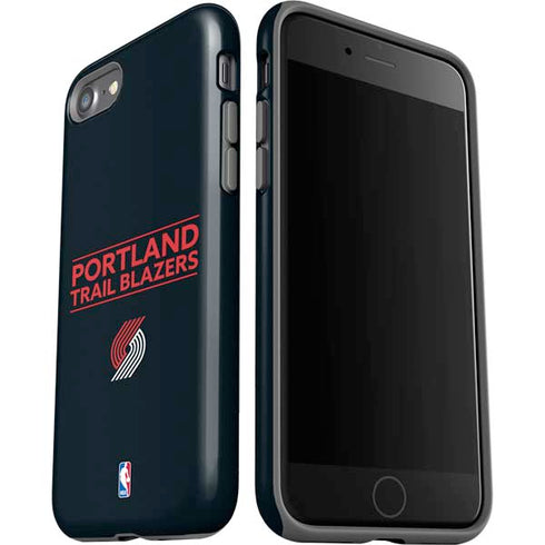 NBA Portland Trail Blazers Standard - Black iPhone SE (2nd & 3rd Gen) Pro Case