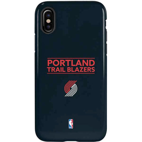 NBA Portland Trail Blazers Standard - Black iPhone X Pro Case