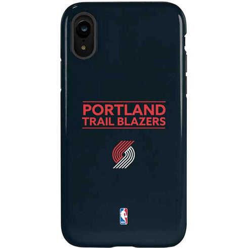 NBA Portland Trail Blazers Standard - Black iPhone XR Pro Case