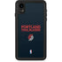 NBA Portland Trail Blazers Standard - Black iPhone XR Waterproof Case
