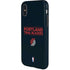NBA Portland Trail Blazers Standard - Black iPhone XS Pro Case