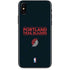 NBA Portland Trail Blazers Standard - Black iPhone XS Skin