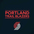 NBA Portland Trail Blazers Standard - Black iPhone XS Skin