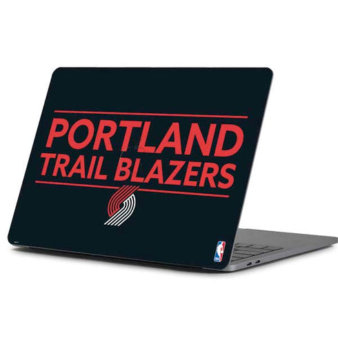 NBA Portland Trail Blazers Standard - Black Apple MacBook Pro 13-inch Skin