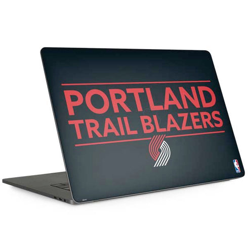NBA Portland Trail Blazers Standard - Black Apple MacBook Pro 15-inch Skin