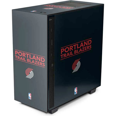 NBA Portland Trail Blazers Standard - Black NZXT H510 Compact ATX Mid-Tower Case Skin